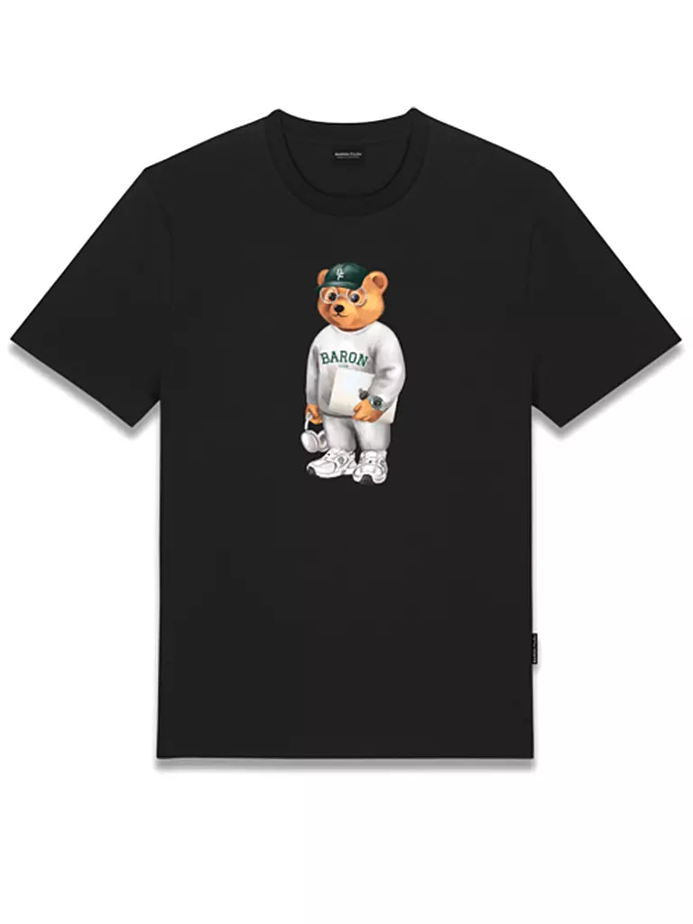 BARON FILOU | T-Shirt  THE COLLEGE STUDENT | schwarz