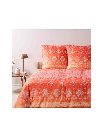 BASSETTI | Satin Bettwäsche KERALA 70x90cm/140x200cm Orange