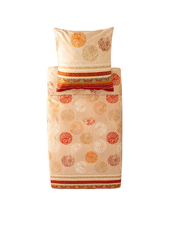 BASSETTI | Satin Bettwäsche  70x90cm / 140x200cm FLORENCE Rot