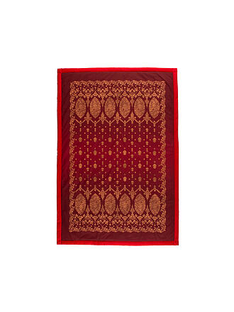 BASSETTI | Couvre-lit - Plaid 135x190cm GOLD DECOR Rouge