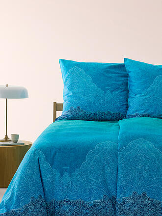 BASSETTI | Satin Bettwäsche DOLCEACQUA 70x90cm/140x200cm Blau