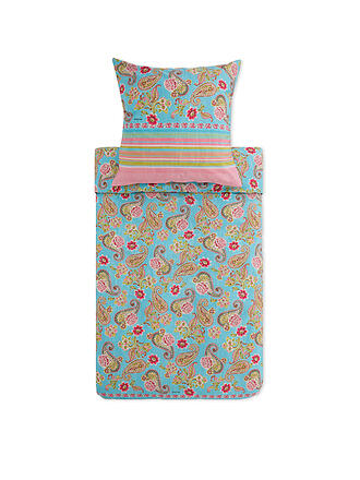 BASSETTI | Satin Bettwäsche RAPALLO 70x90cm/140x200cm Mint