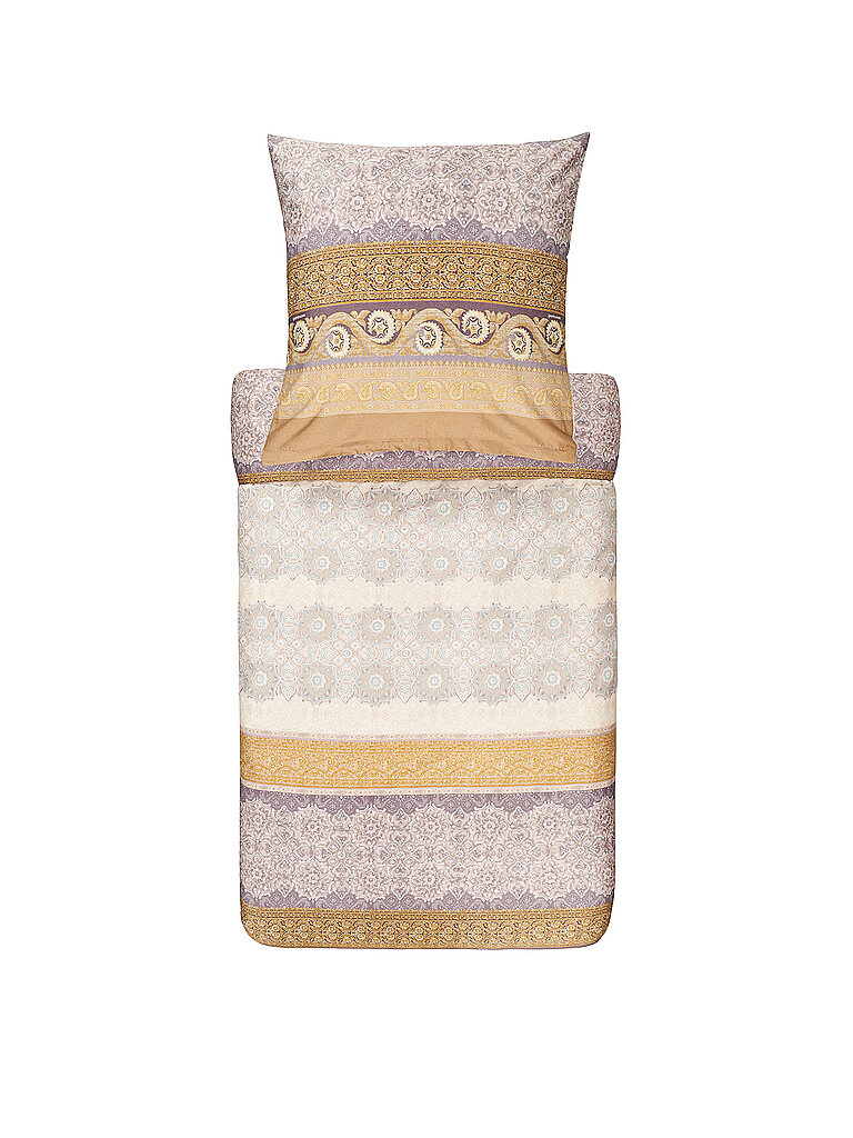 BASSETTI Satin Bettwäsche 70x90cm / 140x200cm Beige beige
