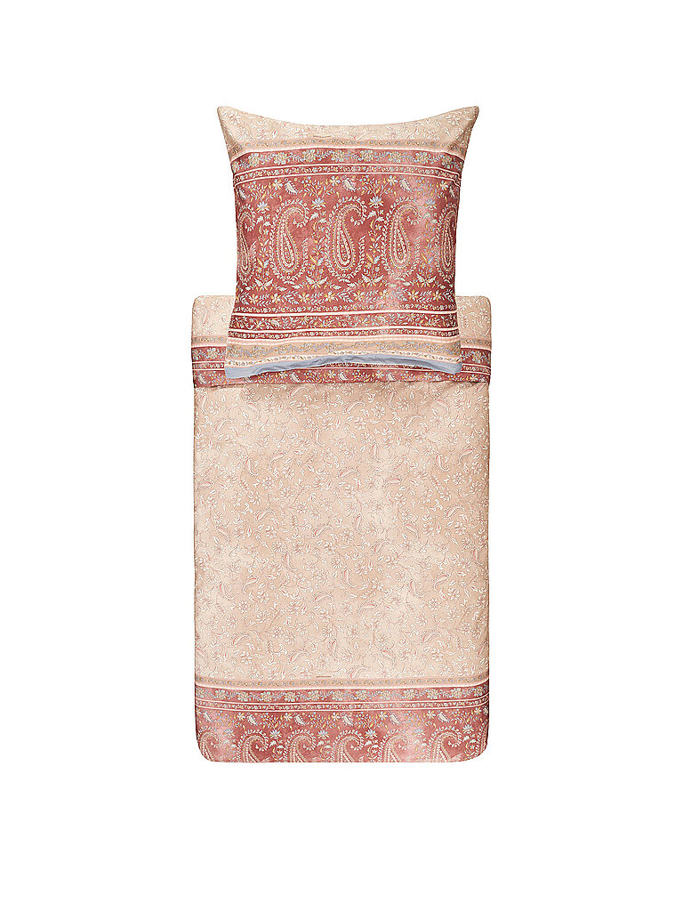 BASSETTI Satin Bettwäsche Como 70x90cm / 140x200cm Beige beige