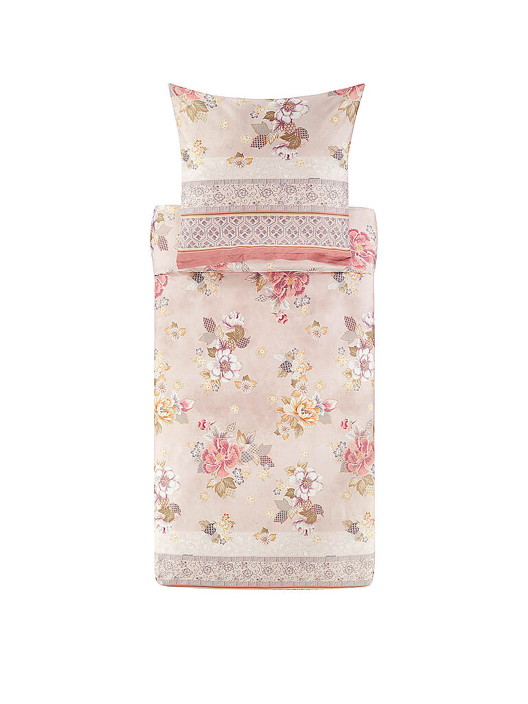 BASSETTI Satin Bettwäsche HANAMI 70x90cm/140x200cm Rosa rosa – BASSETTI
