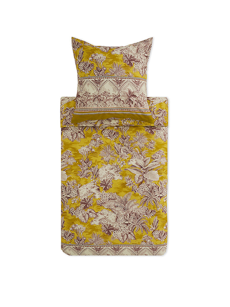 BASSETTI Satin Bettwäsche BOBOLI 70x90cm/140x200cmGelb gelb