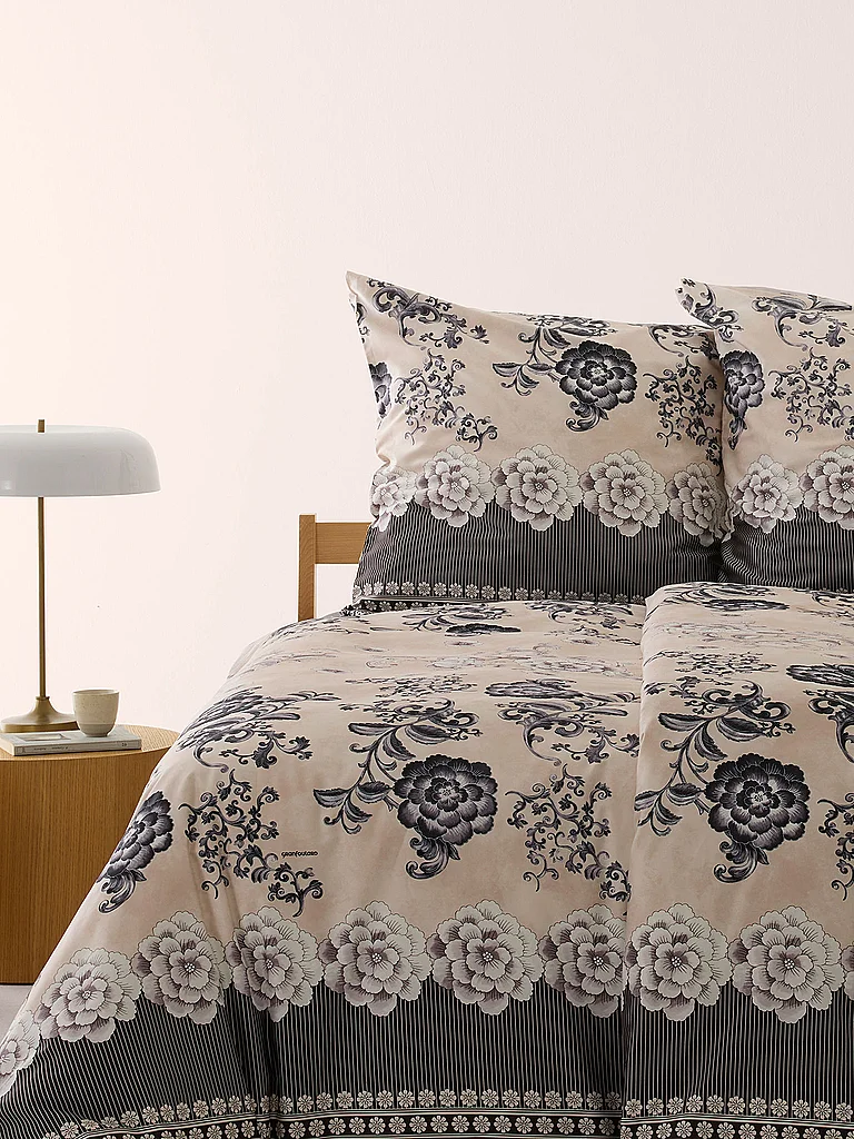 BASSETTI Ropa de cama de satén PARAGGI 70x90cm/140x220cm Beige beige