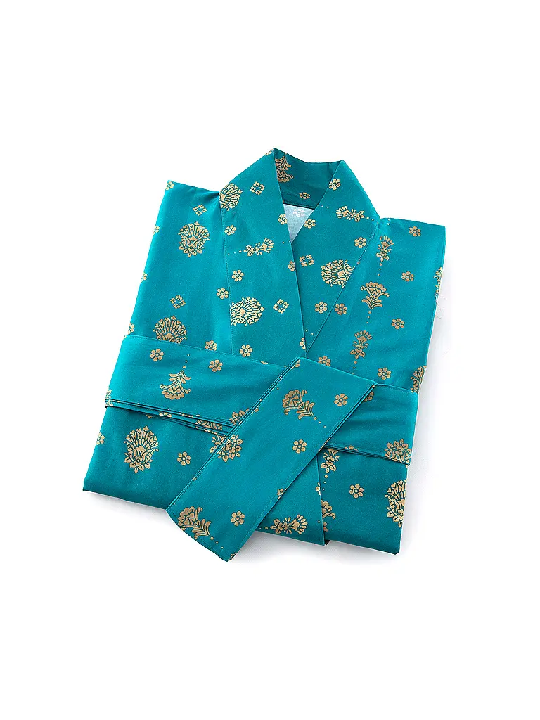 BASSETTI | Damen Kimono GOLD DECOR | Petrol