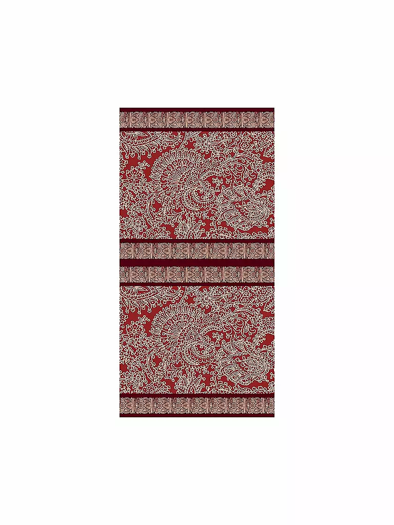 BASSETTI | Duschtuch 70x140cm MONREALE Rot/Orange | dunkelrot