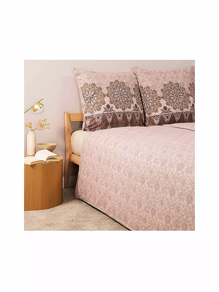 BASSETTI | Flanell Bettwäsche SIGURTA 70x90cm/140x200cm Rosa | rosa