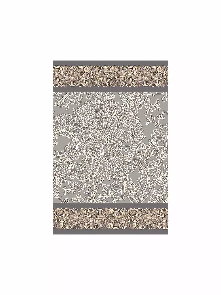 BASSETTI | Gästetuch 40x60cm MONREALE Grau/Beige | hellgrau