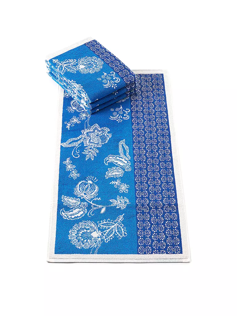 BASSETTI | Handtuch CHIAIA 50x100cm Blau | dunkelblau