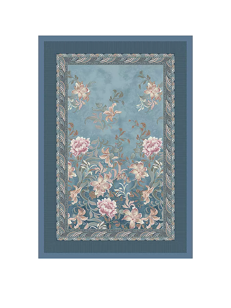 BASSETTI | Plaid - Tagesdecke VERONA 135x190cm Dunkelblau | dunkelblau