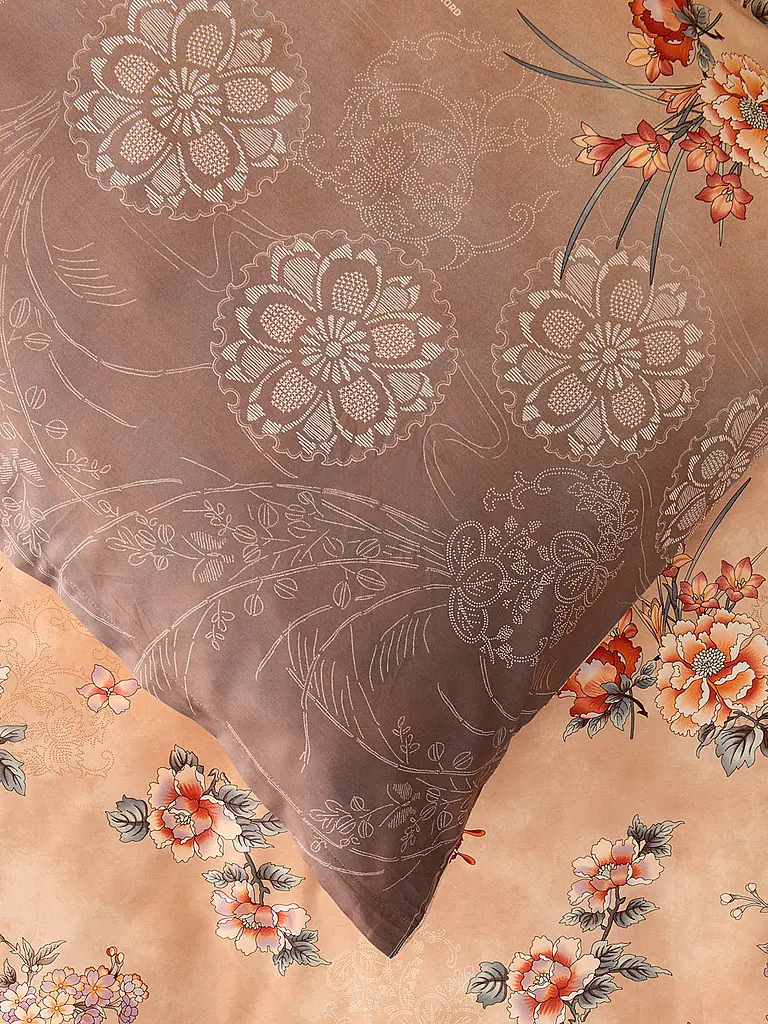 BASSETTI | Satin Bettwäsche  70x90cm / 140x200cm ESPERIDI  Beige | beige