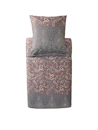BASSETTI | Satin Bettwäsche  70x90cm / 140x200cm MONNALISA  Grau | grau