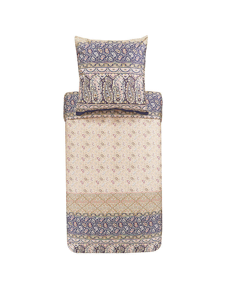 BASSETTI | Satin Bettwäsche IMPERIA 70x90cm/140x200cm beige | beige