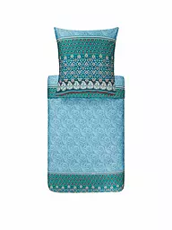BASSETTI | Satin Bettwäsche Laglio 2x 70x90cm / 200x200cm Blau | blau