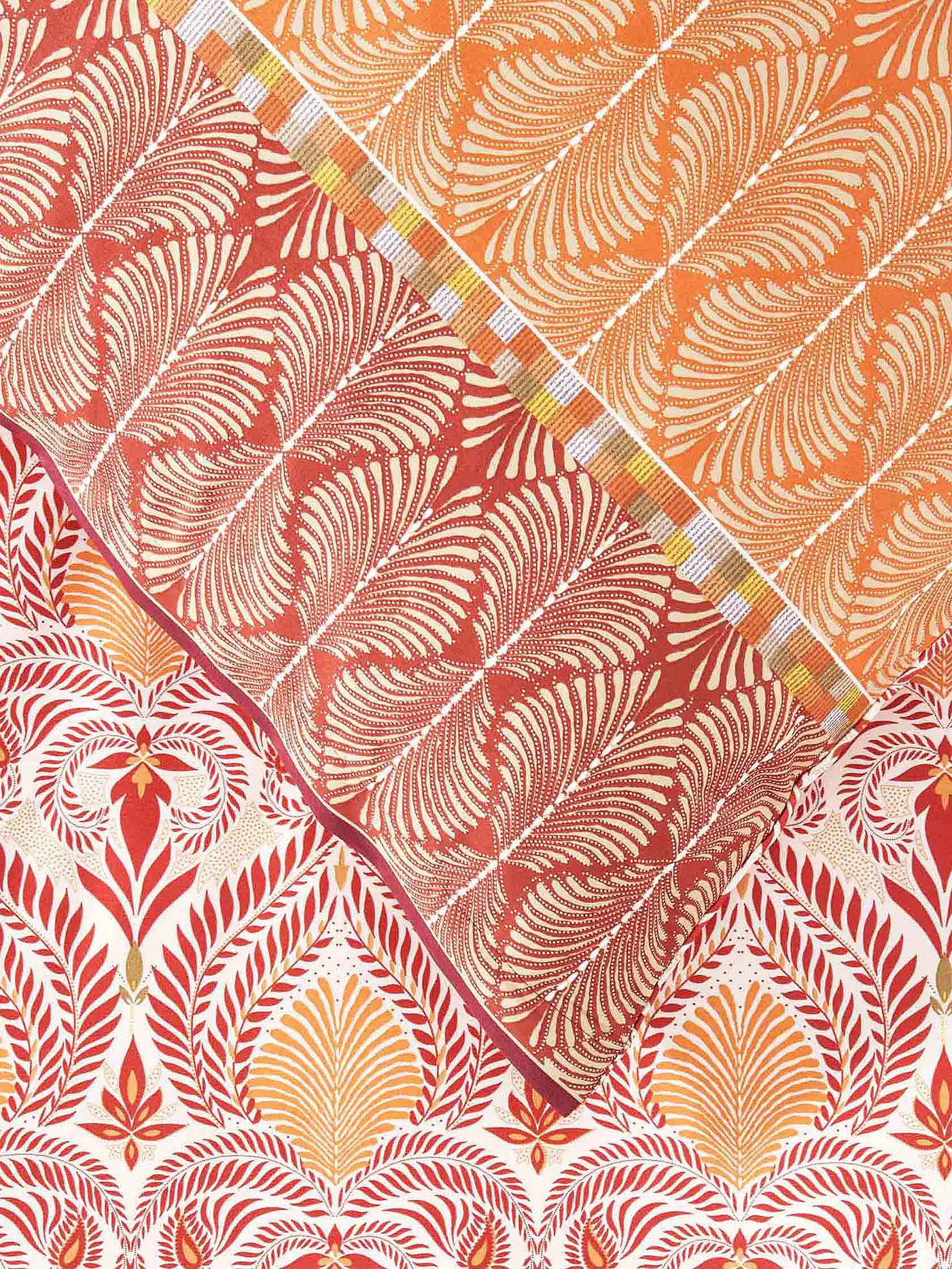 BASSETTI | Satin Bettwäsche NAIROBI 70x90cm/140x200cm Corale | koralle