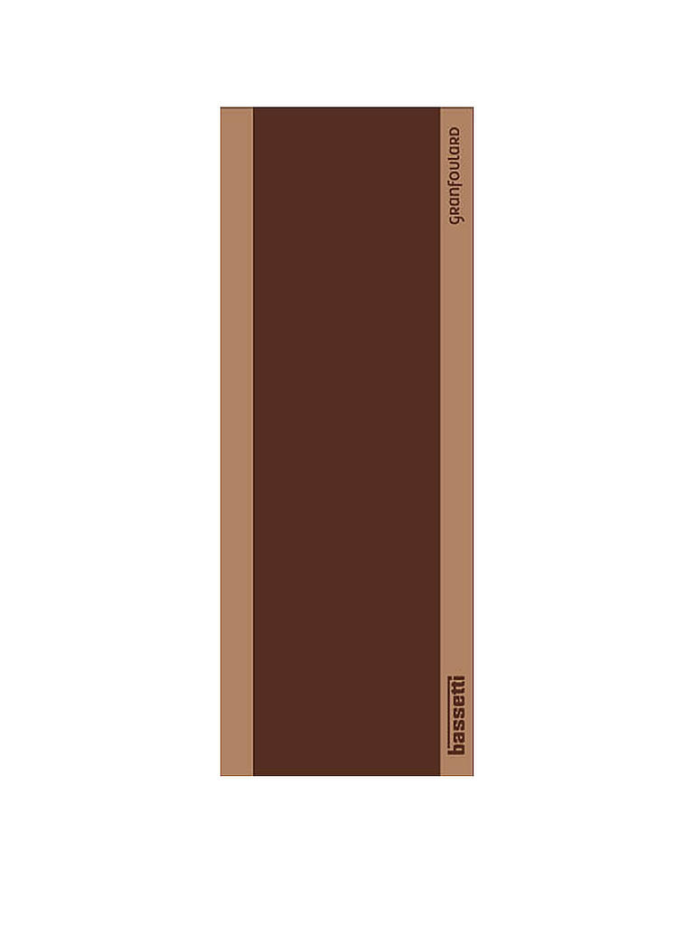 BASSETTI | Saunatuch Shades 75x200cm Braun | grün