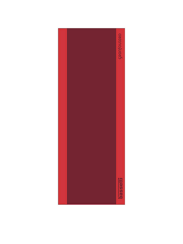 BASSETTI | Saunatuch Shades 75x200cm Rot | bunt
