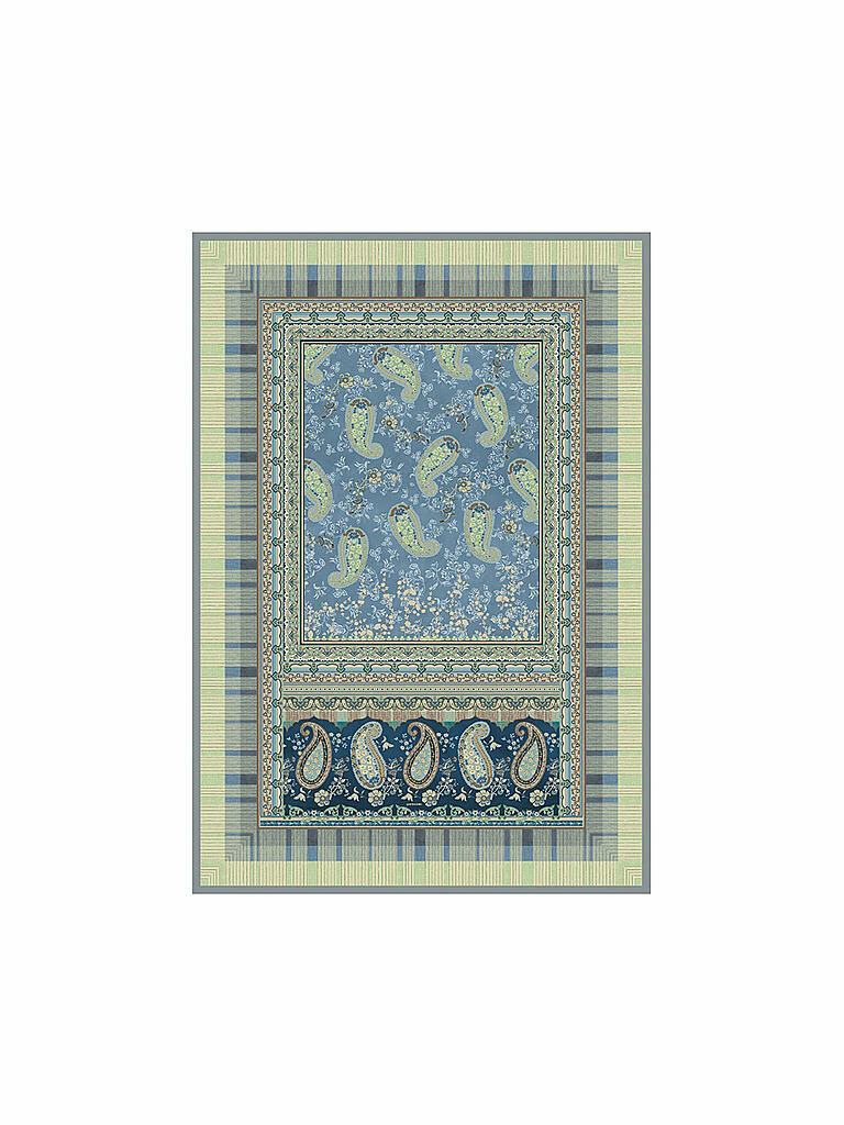 BASSETTI | Tagesdecke - Plaid "Anacapri" 135x190cm | blau