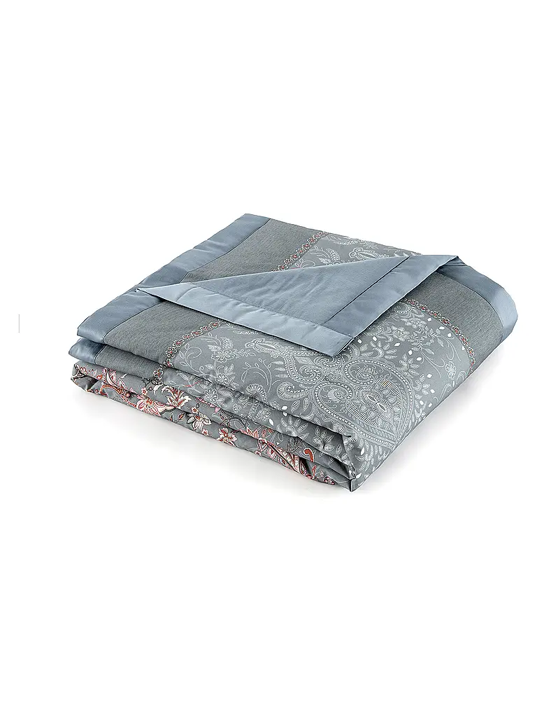 BASSETTI | Tagesdecke - Plaid 135x190cm MONNALISA Grau | grau