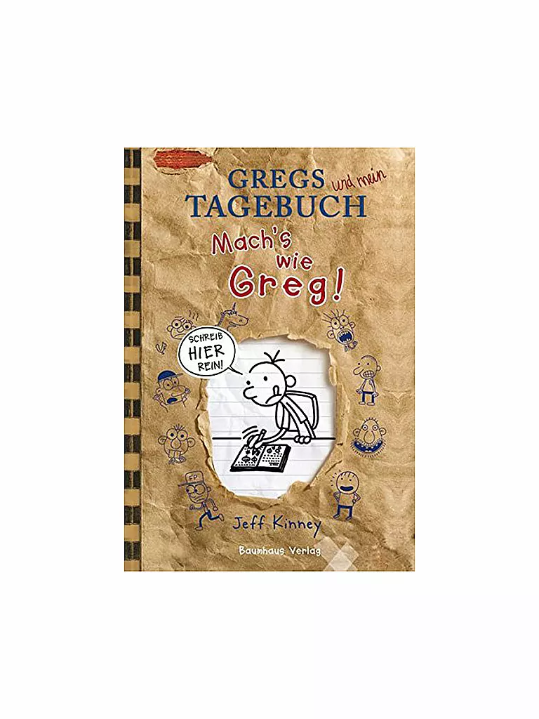 BAUMHAUS VERLAG | Freundebuch - Gregs Tagebuch - Mach's wie Greg!  | keine Farbe