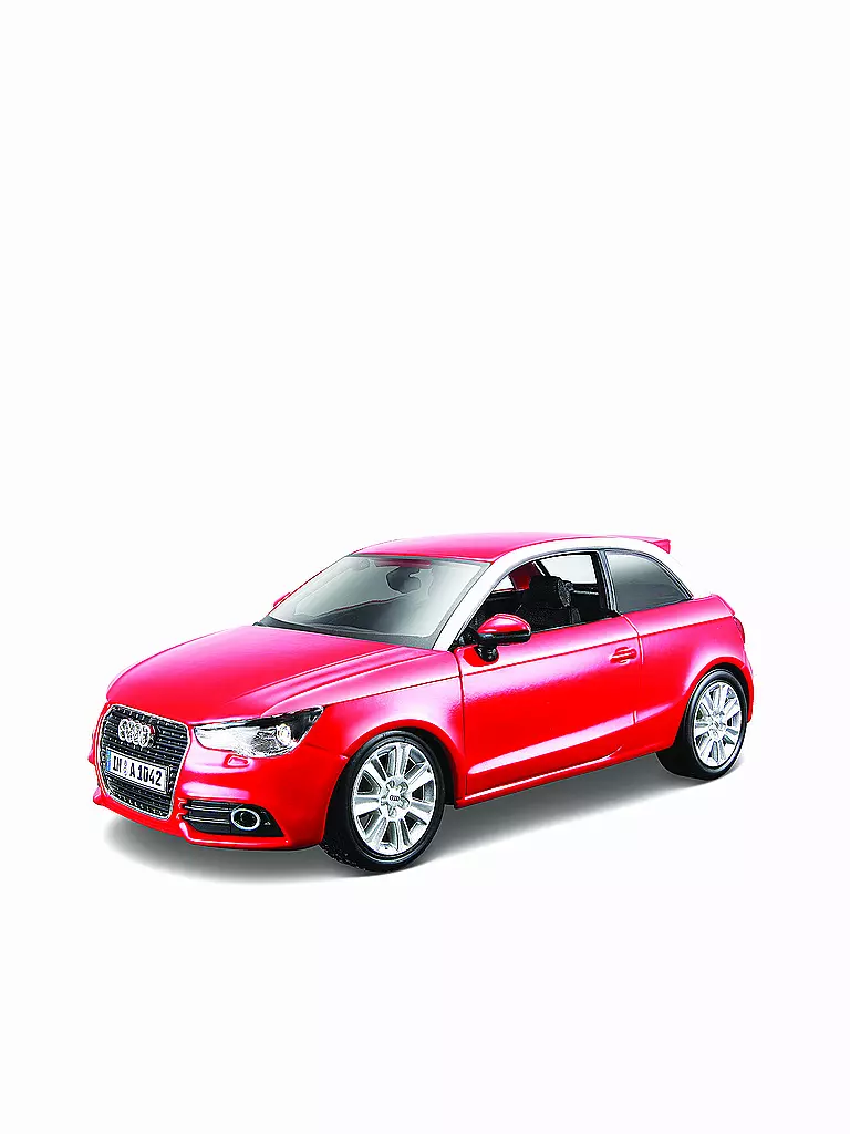 BBURAGO | Modellfahrzeug - 1:24 Audi A1 | rot