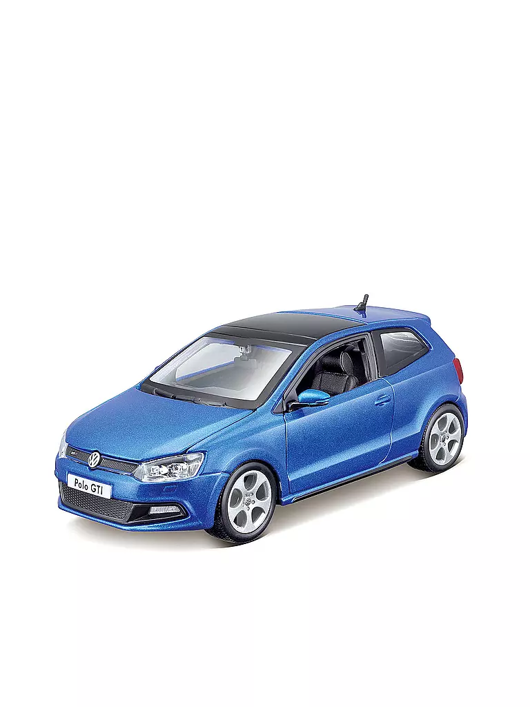 BBURAGO | Modellfahrzeug - 1:24 VW Polo 5 GTI | blau