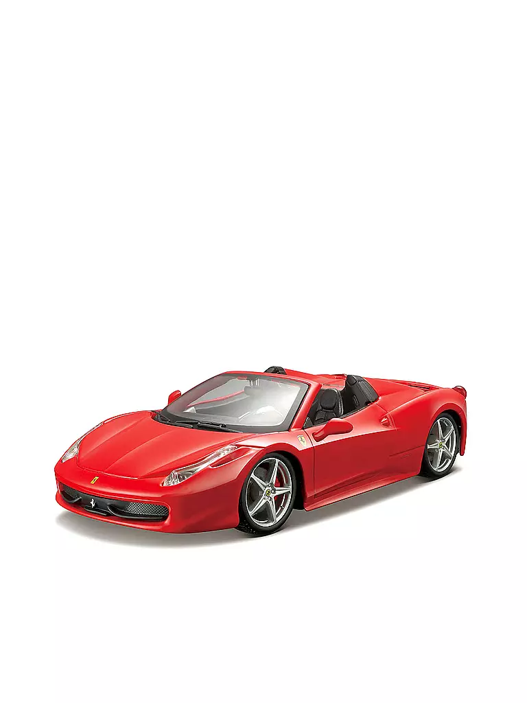 BBURAGO | Modellfahrzeug - Ferrari R&P 1:24 Ferrari 458 Spider 2009-2016 | rot