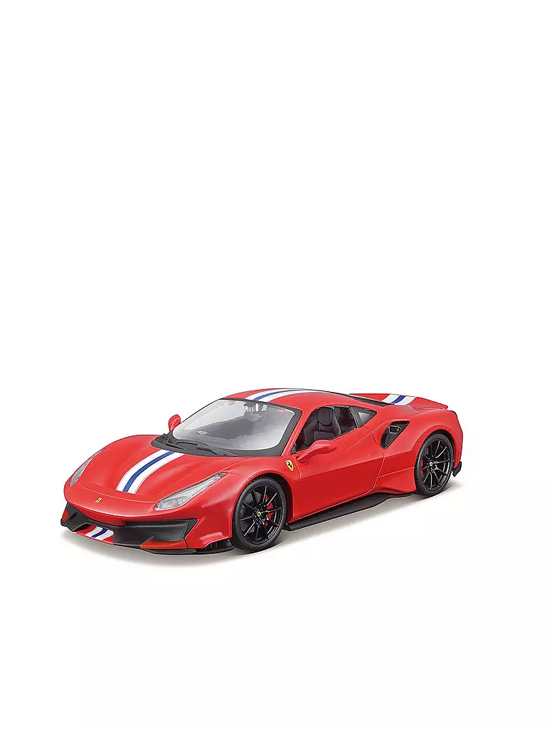 BBURAGO | Modellfahrzeug - Ferrari R&P 1:24 Ferrari 488 Pista 2018 | rot