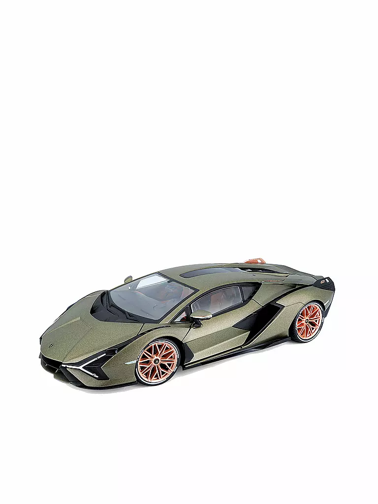BBURAGO | Modellfahrzeug - Lamborghini Sian FKP37 Mattgrün | grün