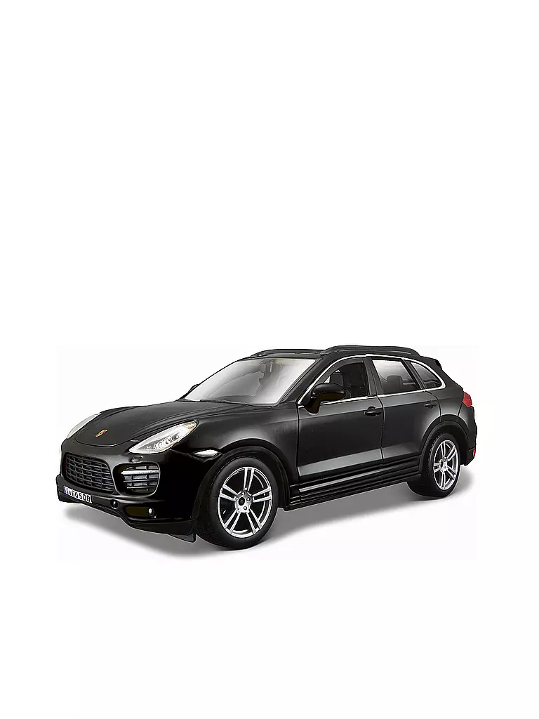 BBURAGO | Modellfahrzeug - Porsche Cayenne Turbo Schwarz | schwarz
