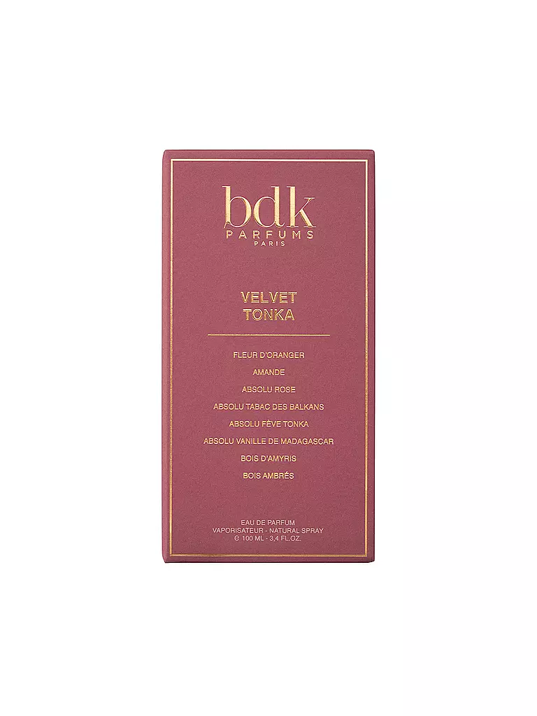 BDK | Velvet Tonka Eau de Parfum 100ml | keine Farbe