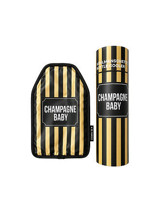 BE FAMOUS | Flaschenkühler CHAMPAQNE BABY Schwarz