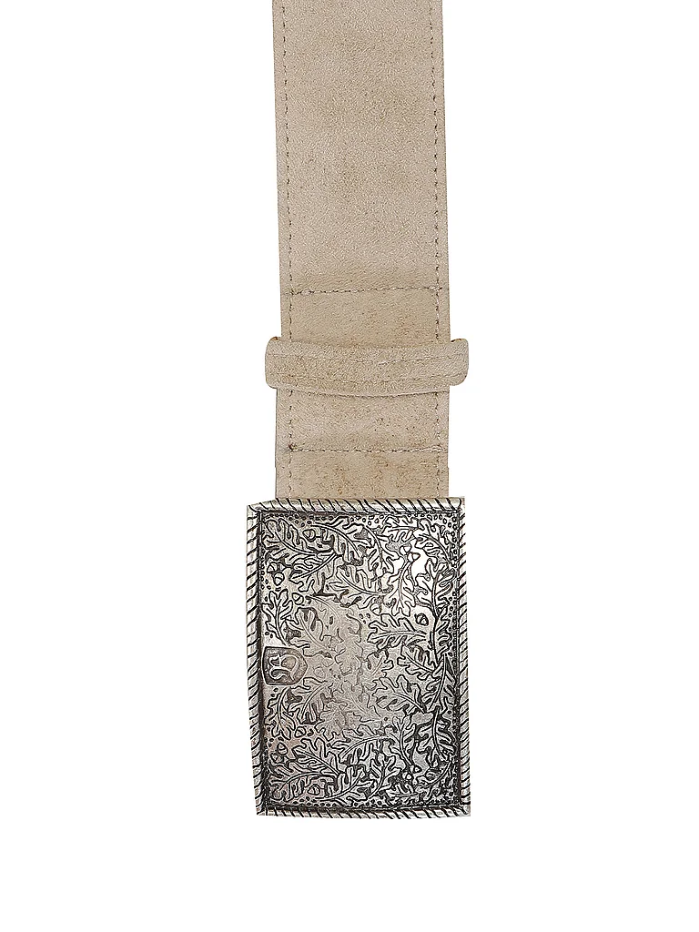 BECKERT Ledergürtel  creme | 80