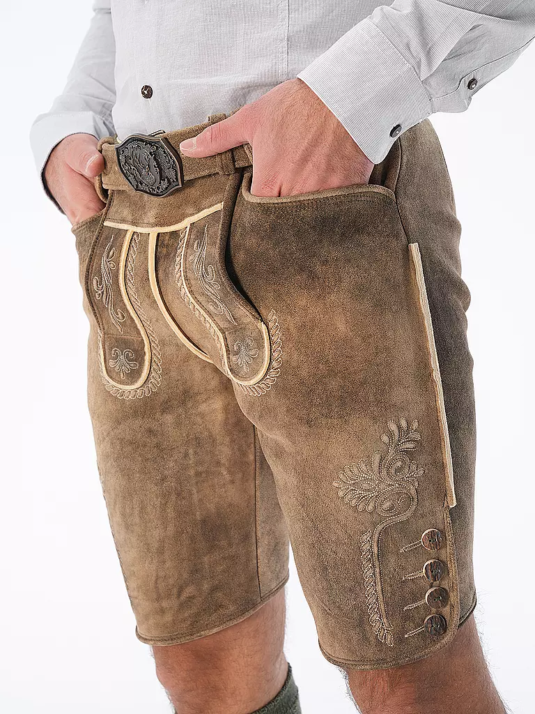 BECKERT | Lederhose | braun