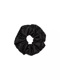 BECKSÖNDERGAARD | Haargummi - Scrunchie LUSTER BEAD Pink | schwarz