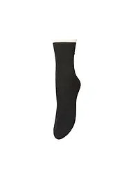 BECKSÖNDERGAARD | Socken SCALLOP Black Melange  | schwarz