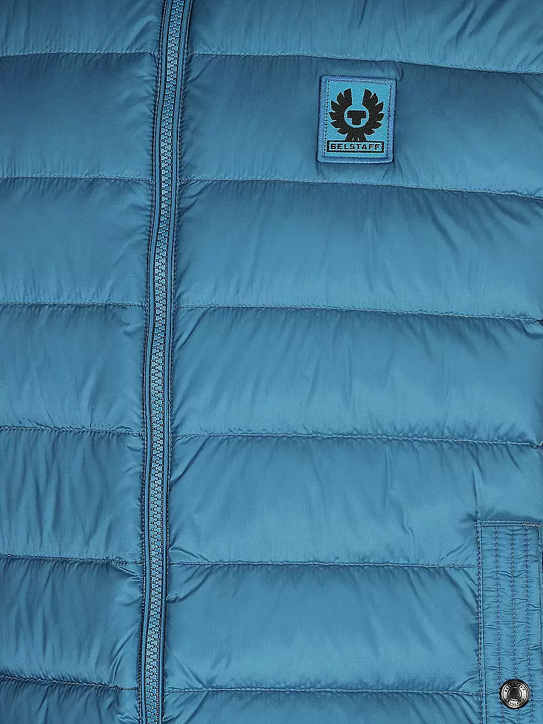 BELSTAFF | Daunensteppgilet | hellblau