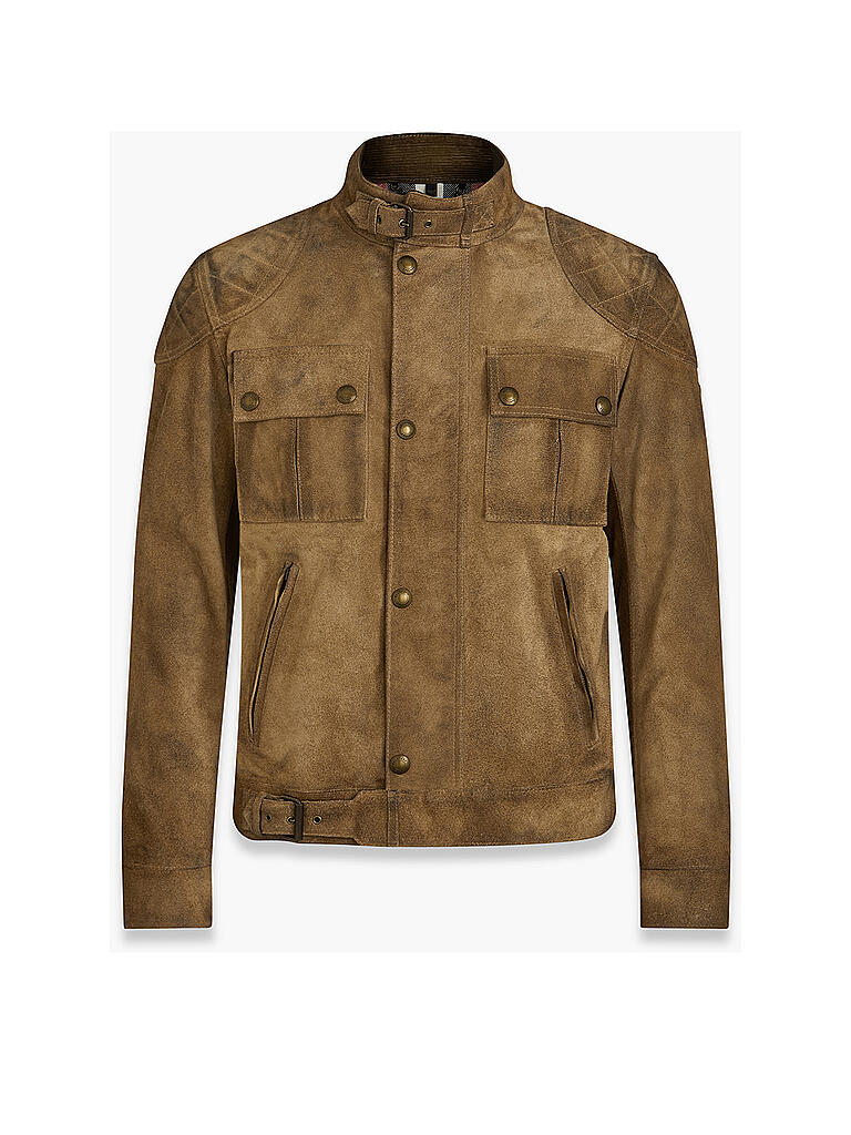 BELSTAFF | Lederjacke " Brookstone " | beige