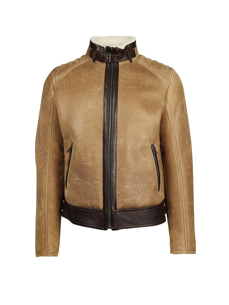 BELSTAFF | Lederjacke - Lammfelljacke "Vestlake" | 