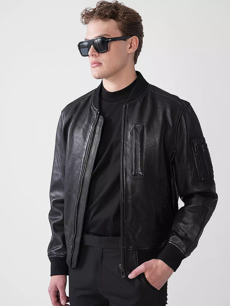 BELSTAFF | Lederjacke MARKER  | schwarz