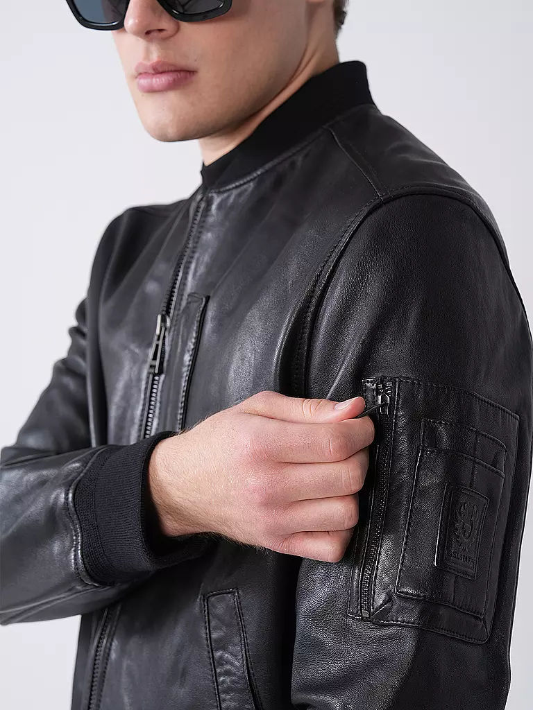 BELSTAFF | Lederjacke MARKER  | schwarz