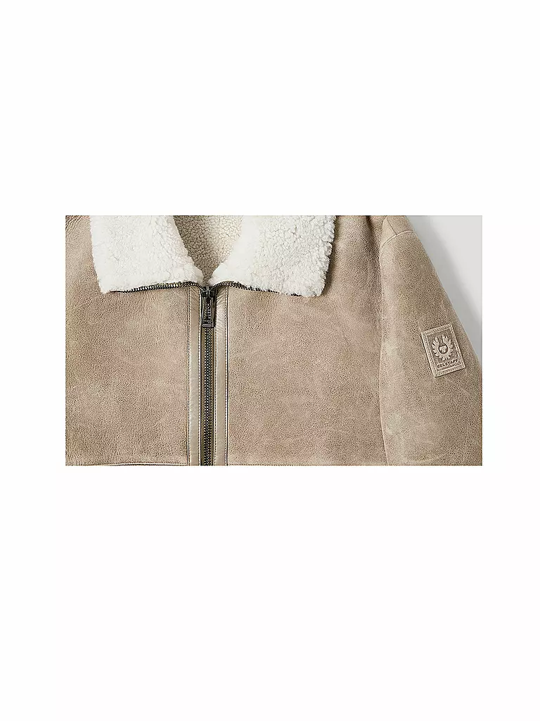 BELSTAFF | Lederjacke TRACE | beige