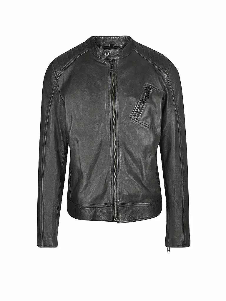 BELSTAFF | Lederjacke V RACER 2.0 | grau