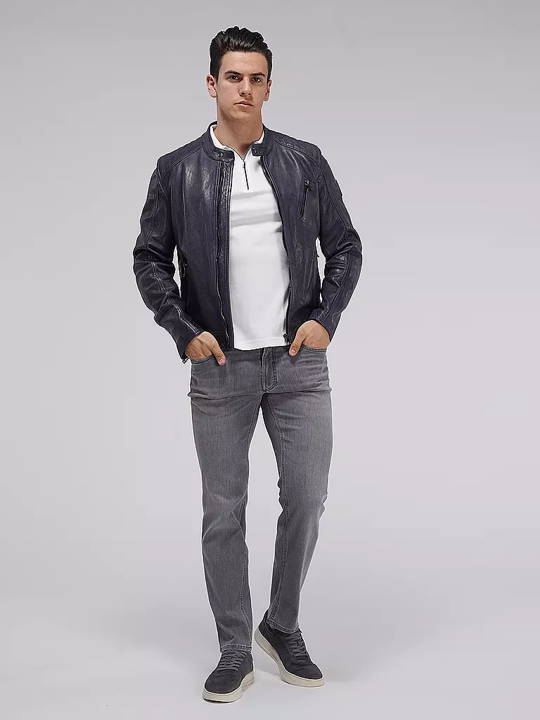 BELSTAFF | Lederjacke V RACER 2.0 | blau