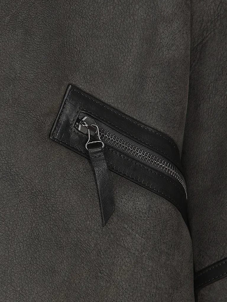 BELSTAFF | Lederjacke WINTERBROOK | grau