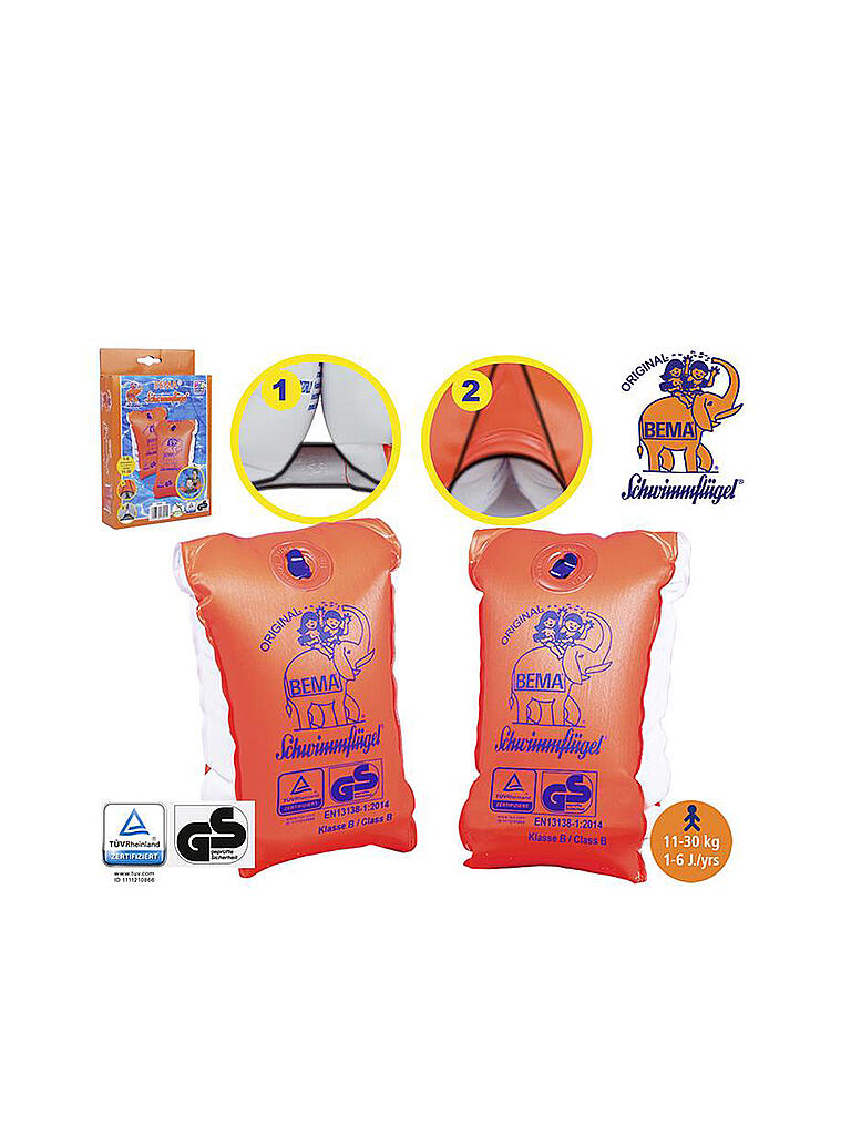 BEMA | Schwimmflügerl Orange | keine Farbe