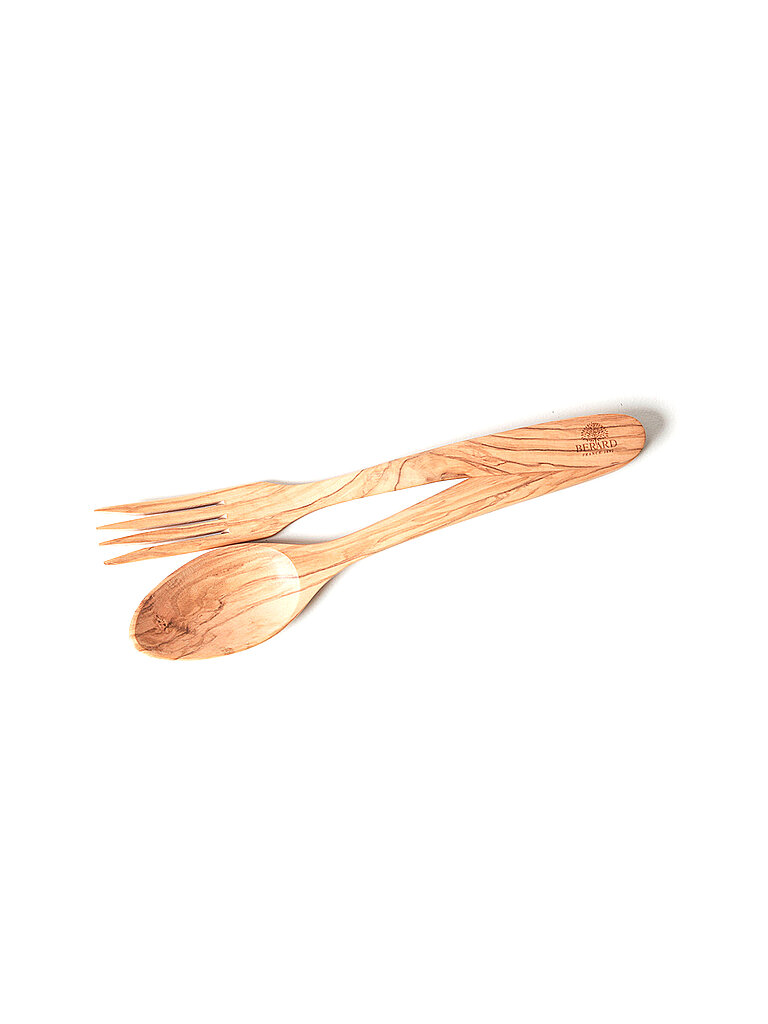 BERARD Salatbesteck Olivenholz 30cm braun